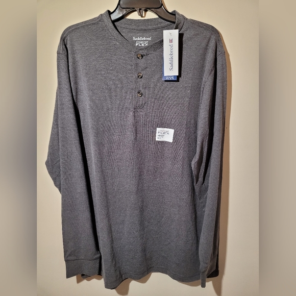 Saddlebred Other - Saddlebred Comfort Flex Henley Sz Lg.